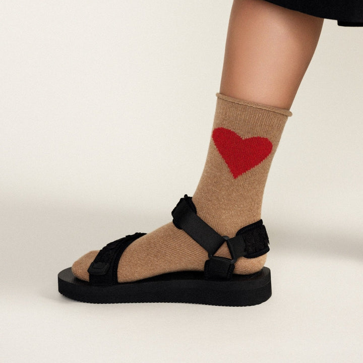 Hansel from Basel - Love Cashmere Crew Sock