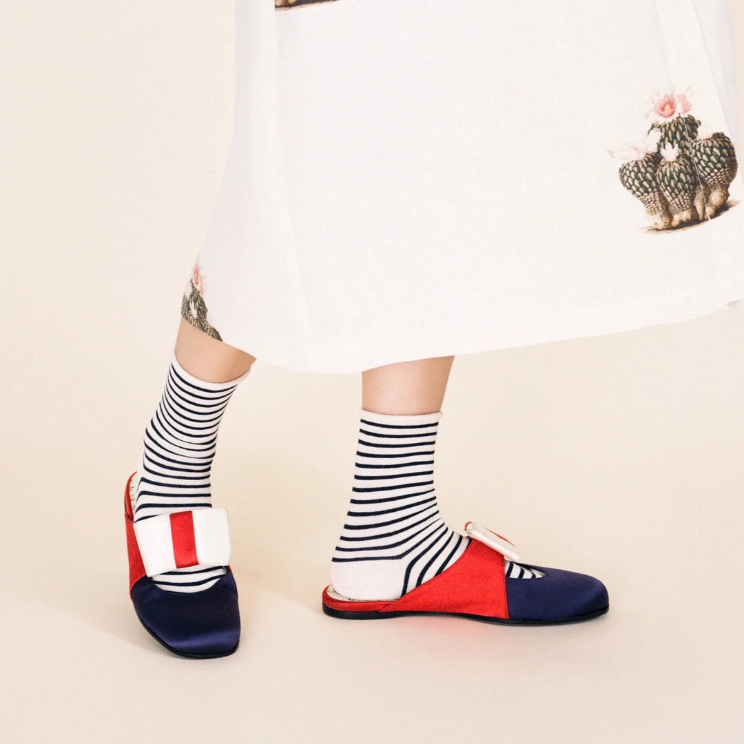Hansel from Basel – Nautical Stripe Crew in Blue