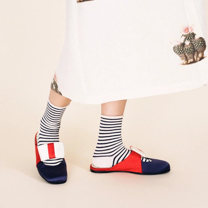 Hansel from Basel – Nautical Stripe Crew in Blue