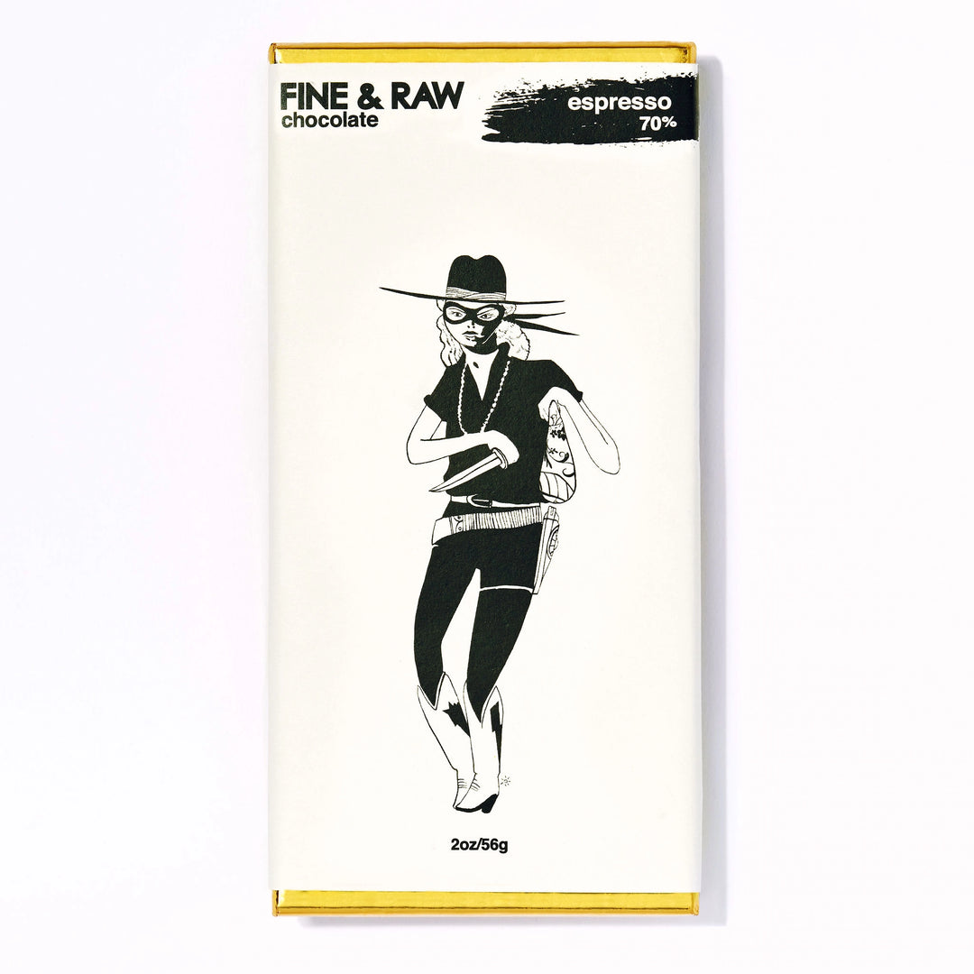 Fine & Raw - 70% Cacao Espresso Chocolate Bar