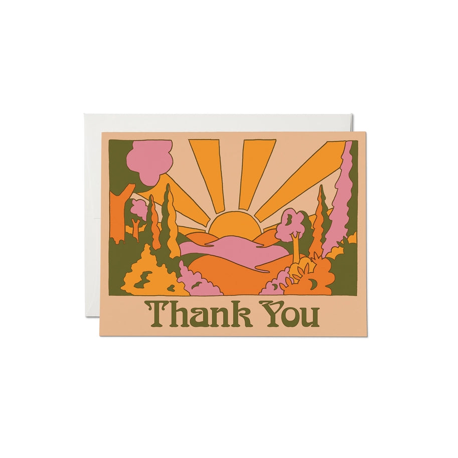 Red Cap Cards – Sunrise Thank You