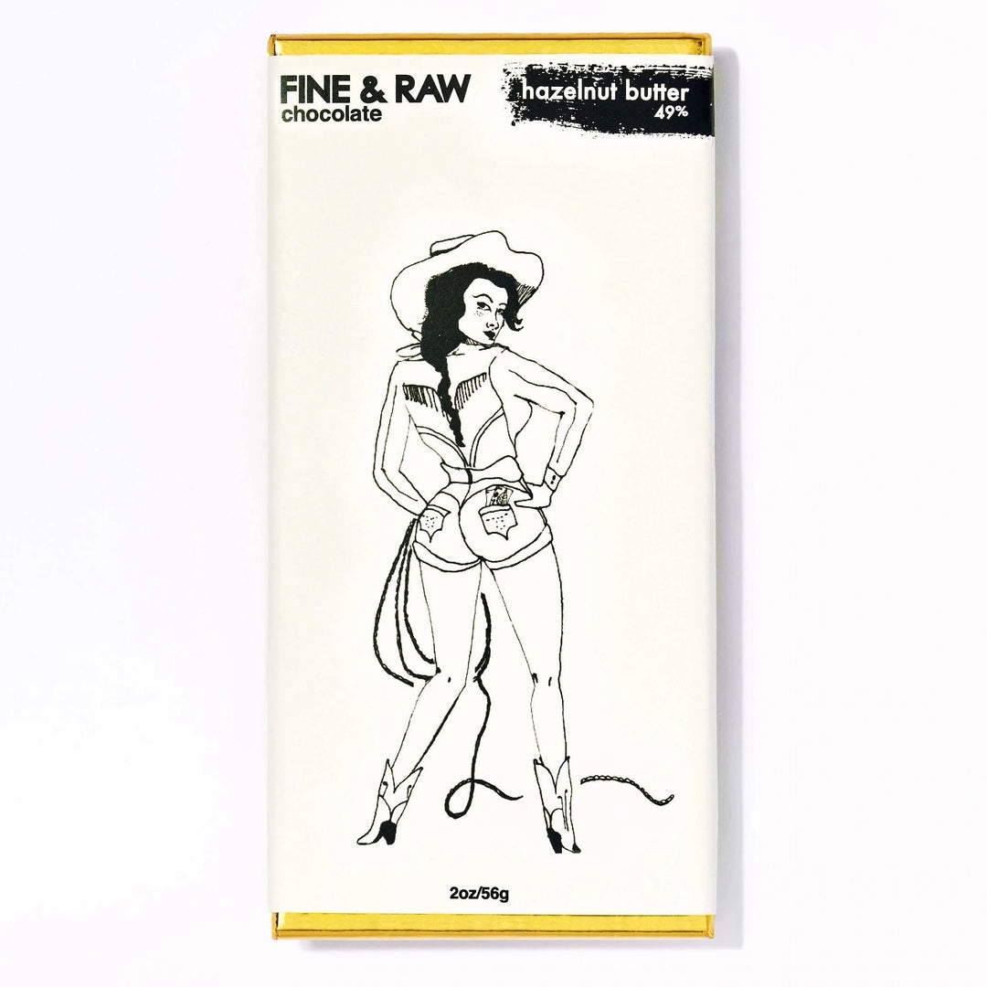 Fine & Raw - Hazelnut Butter Chocolate Bar