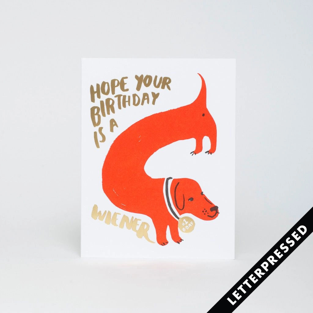 Egg Press – Wiener Dog Birthday