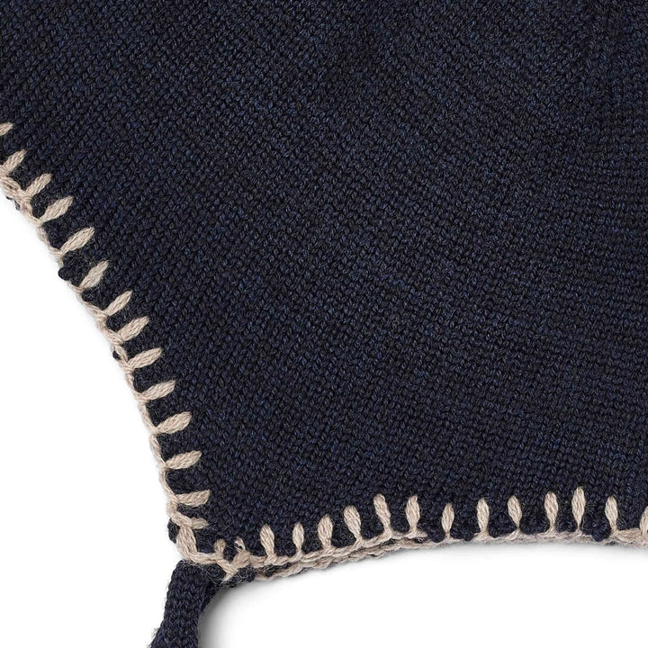 WHEAT – Pomma Knit Bonnet in Navy