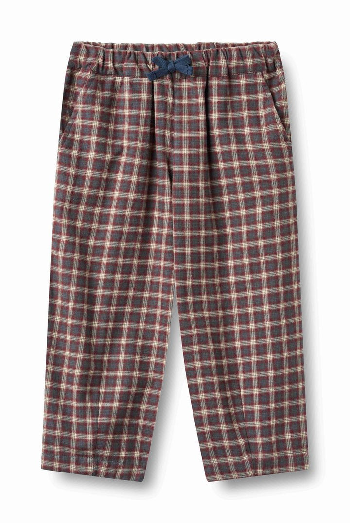 WHEAT – Dasha Dart Trousers in Holiday Check