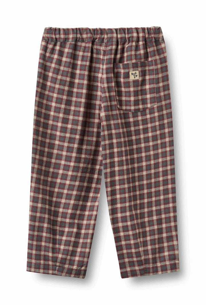 WHEAT – Dasha Dart Trousers in Holiday Check