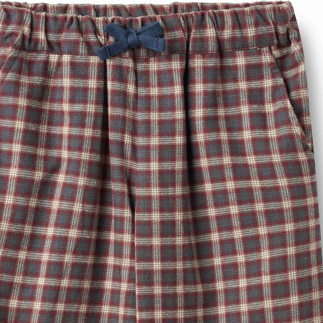 WHEAT – Dasha Dart Trousers in Holiday Check