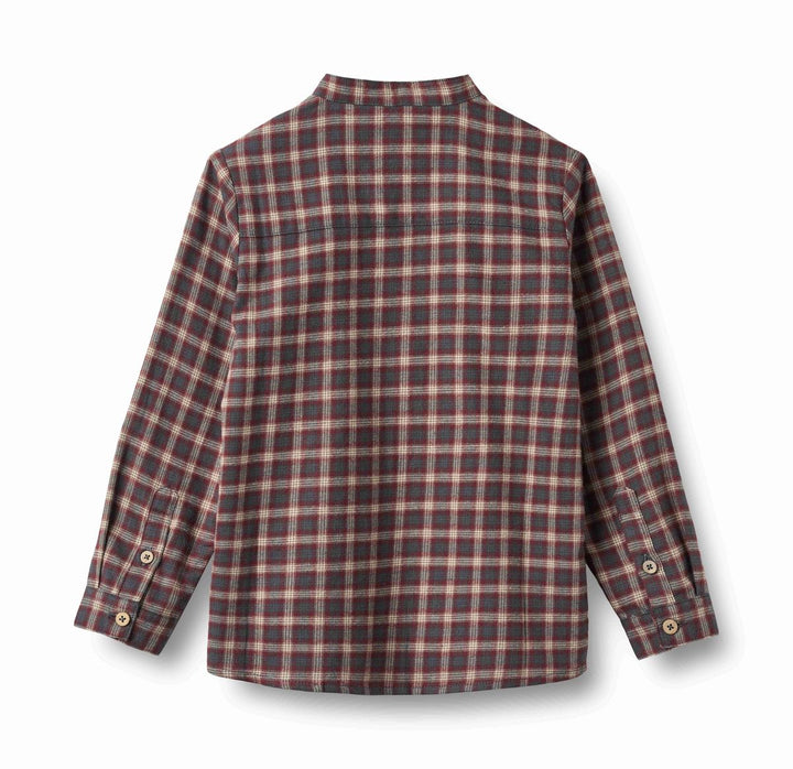 WHEAT – Willum Longsleeve Shirt in Holiday Check