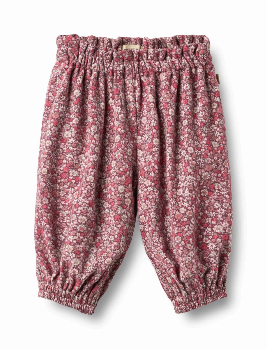 WHEAT – Polly Lined Trousers in Grape Flowers