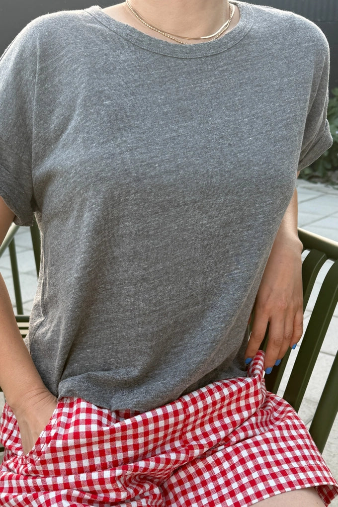Le Bon Shoppe - Fille Tee in Heather Grey