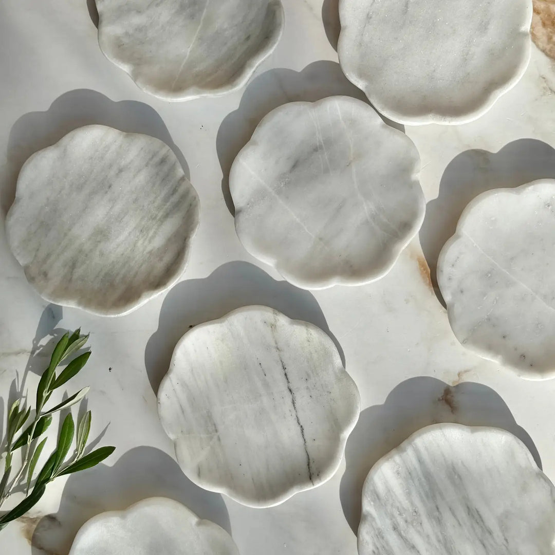 Villa Lua - Belle Tray in White Marble