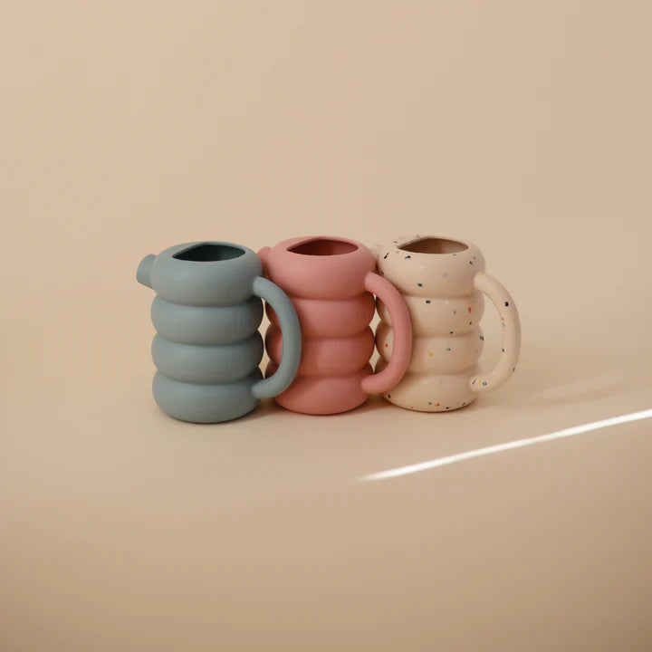 Mushie - Silicone Watering Can in French Blue