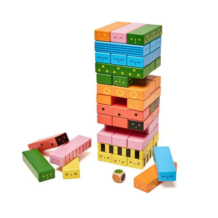 Huckleberry by Kikkerland - Stack-A-Bug Wooden Stacking Game
