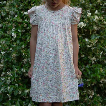 Beet World – Hannah Dress in Peach Meadow