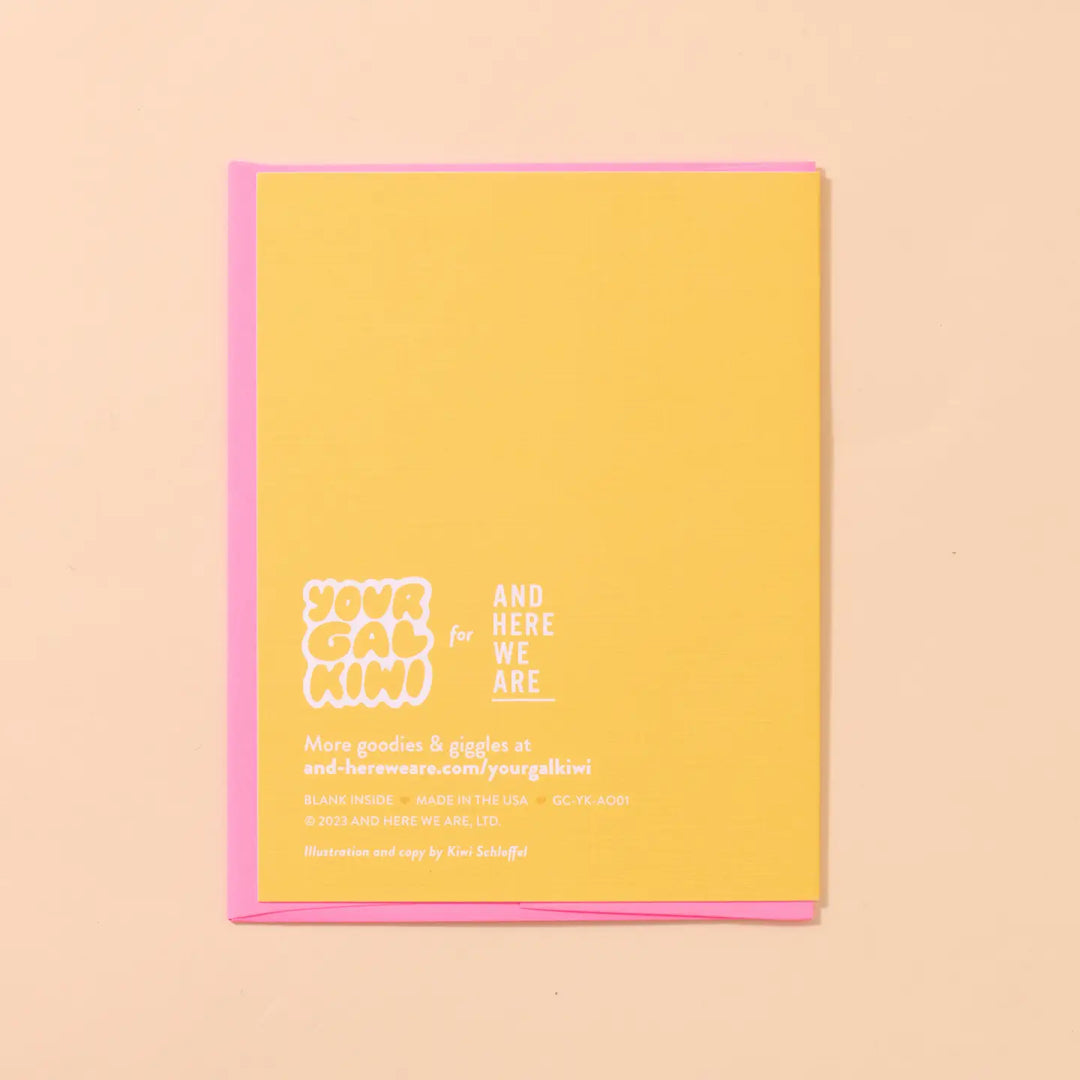 And Here We Are - Baby Obsessed New Baby Greeting Card