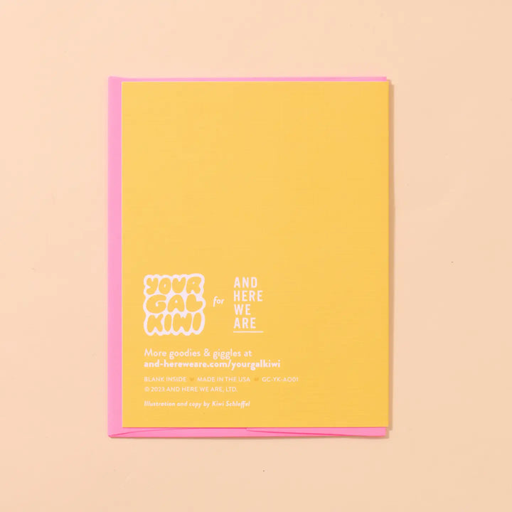 And Here We Are - Baby Obsessed New Baby Greeting Card