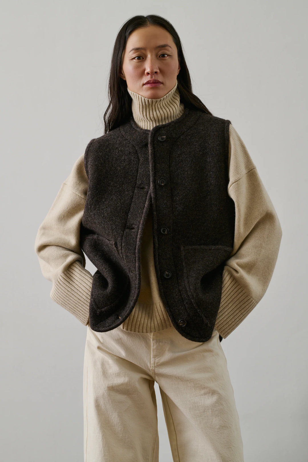 Soeur – Chicago Vest in Marron