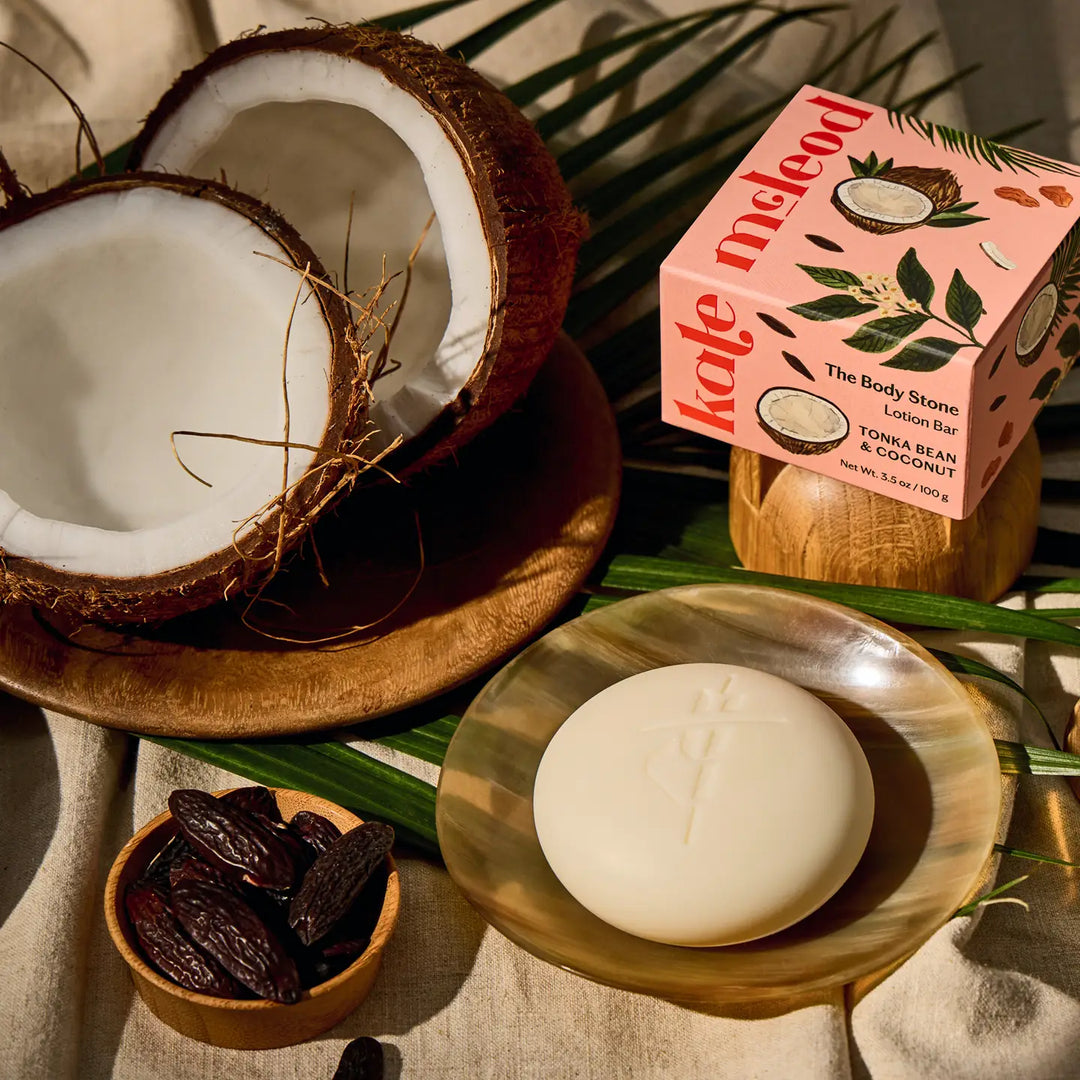 Kate Mcleod – Tonka Bean & Coconut  Deep Moisturizing Solid Lotion Bar