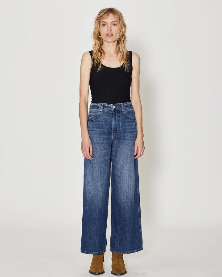 Le Jean - Juliette Wide Leg Ankle in Sierra Sky