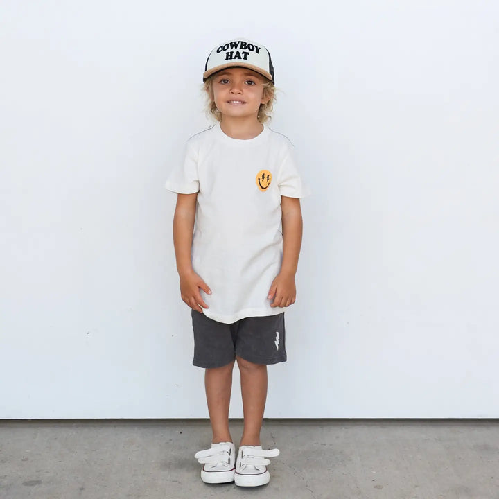 Tiny Whales – Good Dude Short Sleeve Tee in Natural