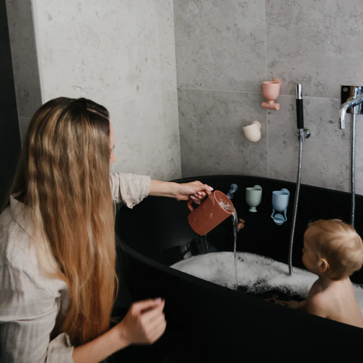Mushie - Pour & Play Silicone Bath Toys