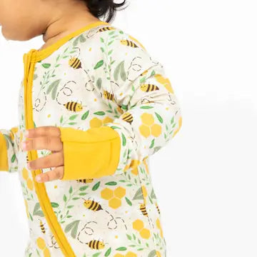 Emerson and Friends -Happy Honey Bees Bamboo Convertible Footie