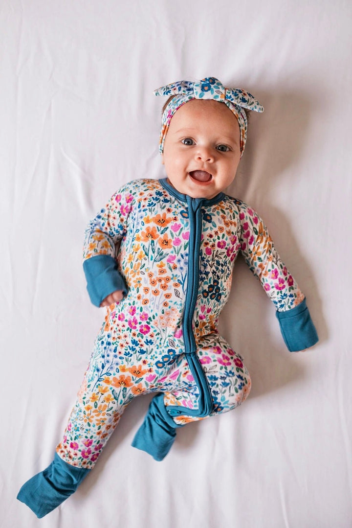 Jammie Session – Whispering Wildflowers Bamboo Romper