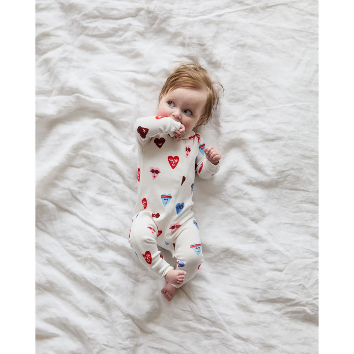 Lewis – Zip Sleeper in Sweetheart Sprinkle