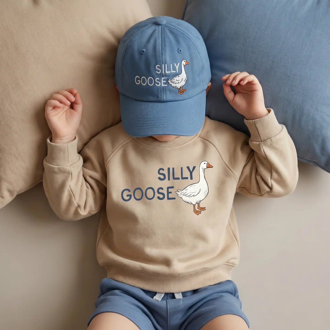 Bug + Bean Kids - Silly Goose Cap Blue