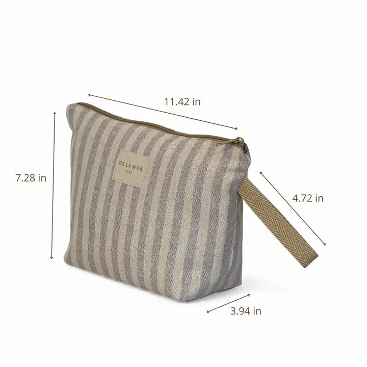 De La Mur Lines - Large Makeup Bag in Lulil