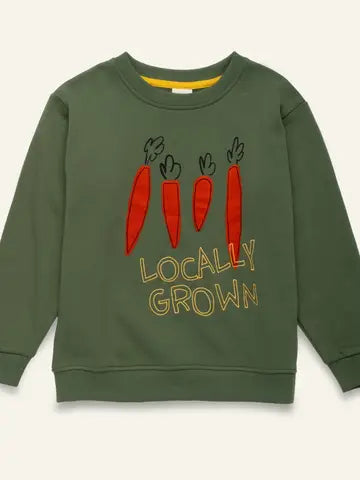 Mon Coeur – Locally Grown Sweatshirt in Green Pastures