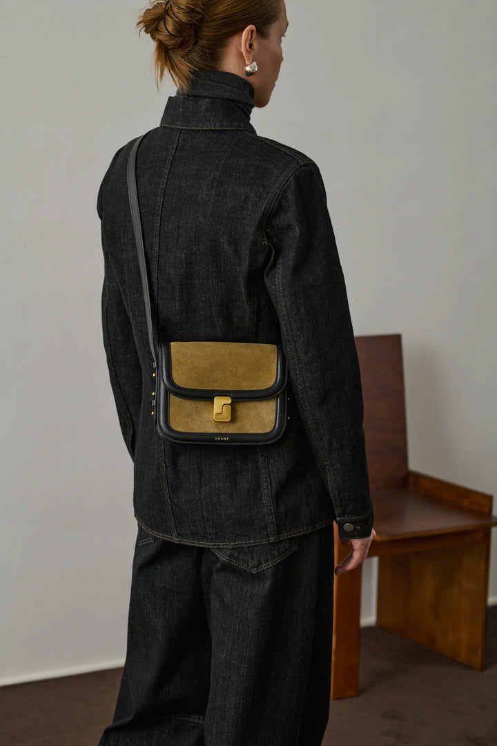 Soeur – Bellissima Mini Bag in Bronze and Noir