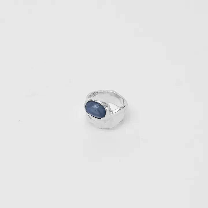 Wolf Circus Jewelry – Imogen Ring in Kyanite & Sterling Silver