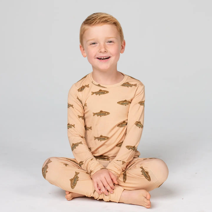 Willow & Co – Long Sleeve Pajama Set in Trout