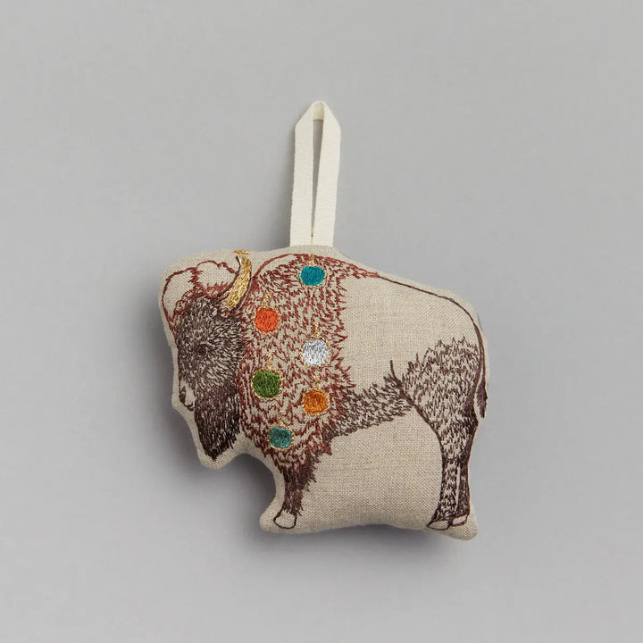 Coral & Tusk – Bison with Ornaments