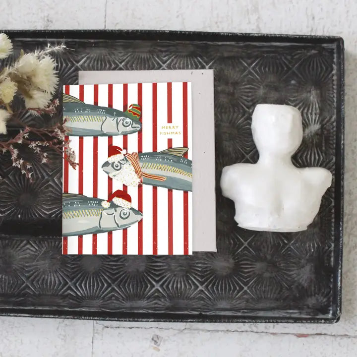 Seedlings - Merry Fishmas Holiday Greeting Card