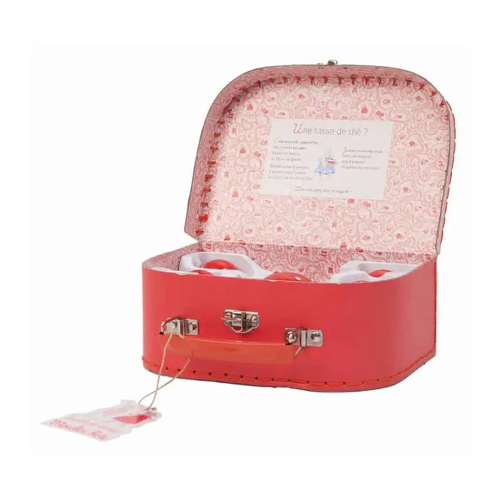 Moulin Roty – Red Tea Set Suitcase