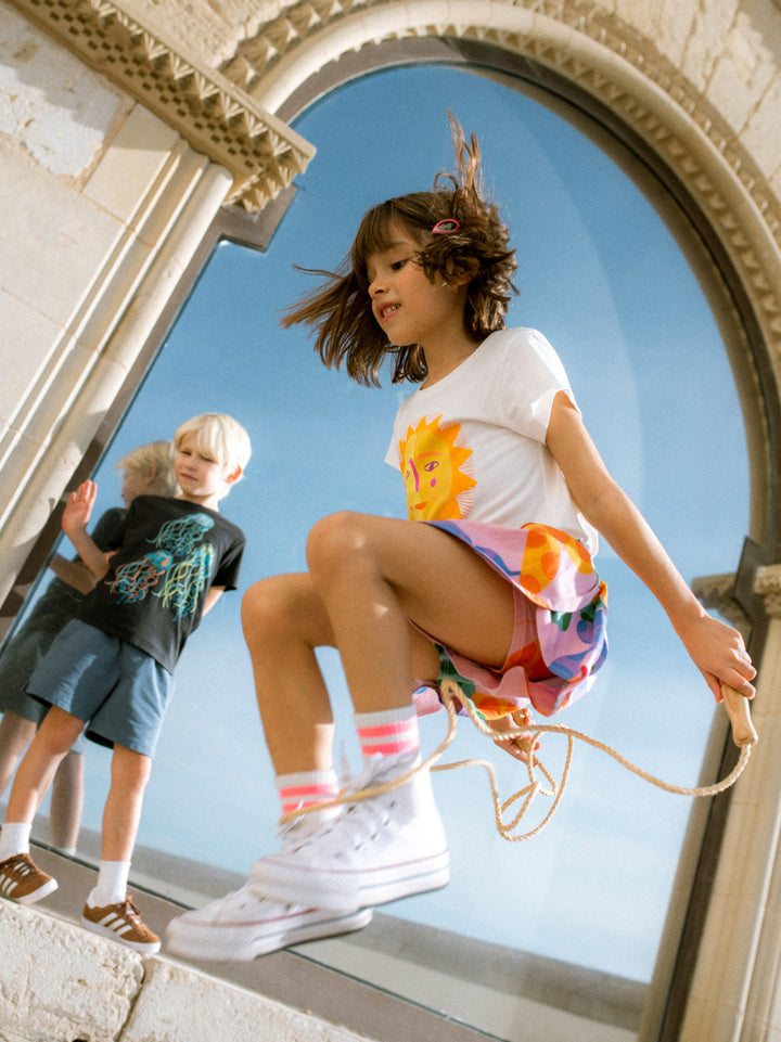 Tea Collection – Sporty Petal Shorts in Butterfly Spot
