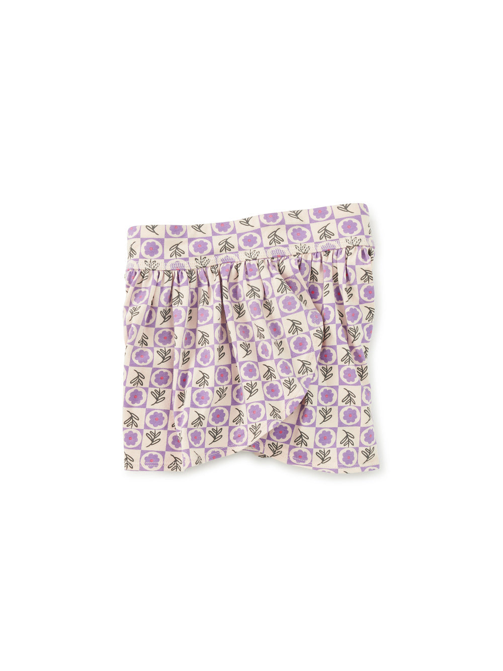 Tea Collection – Sporty Petal Shorts in Tile Floral