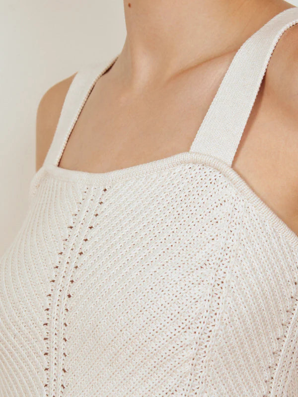 Margaret O'Leary – Tia Knit Cami in Oat