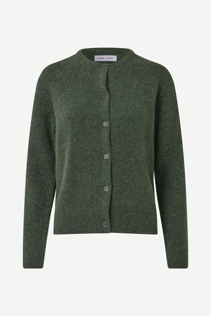 Samsoe – Nor Short Cardigan in Forest Night