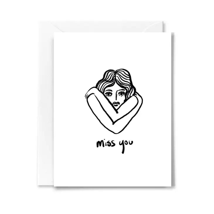 Studio Conroy – Sad Girl Miss You Card