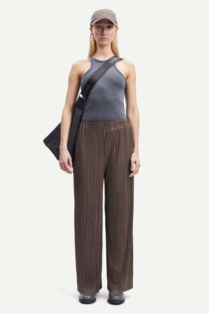 Samsoe Samsoe – Uma Trousers in Major Brown
