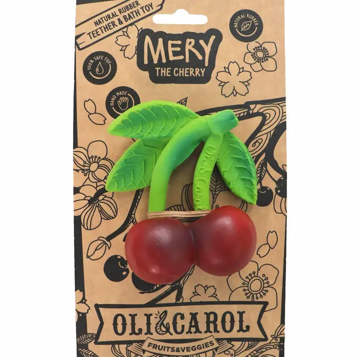 Oli & Carol – Mery the Cherry Teether Toy