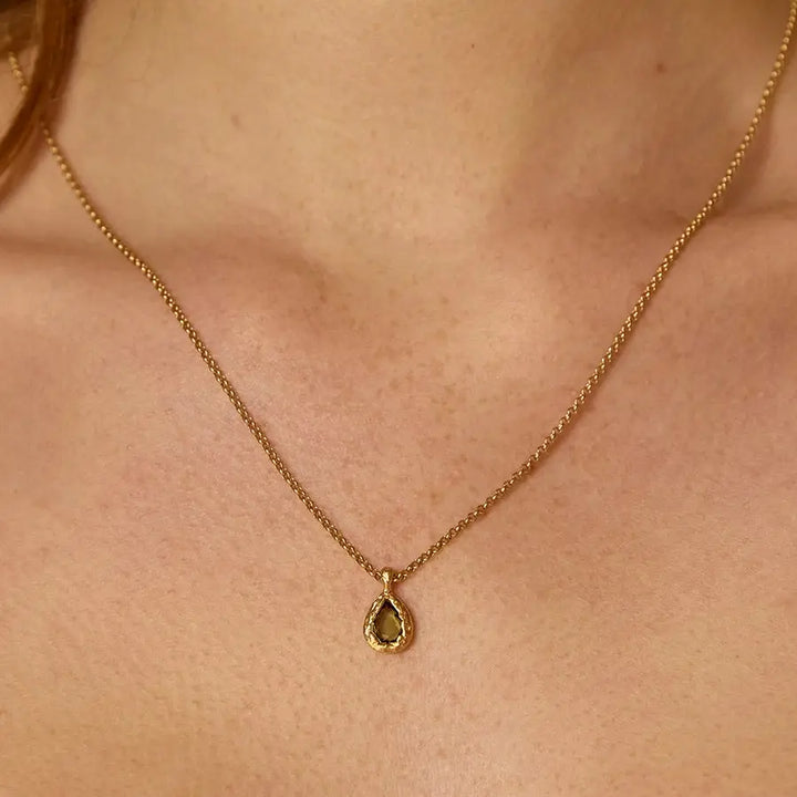 Agapée – Lysia Dark Green Necklace