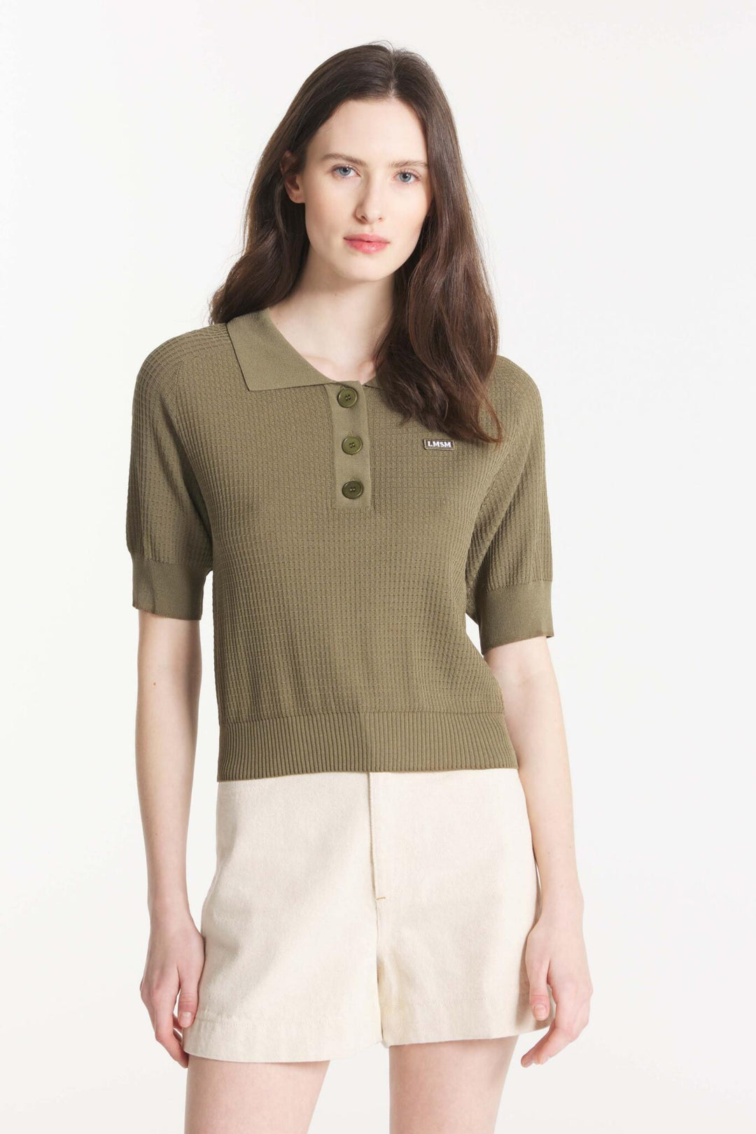 Le Mont Saint Michel - Serdane Knitted Polo Top