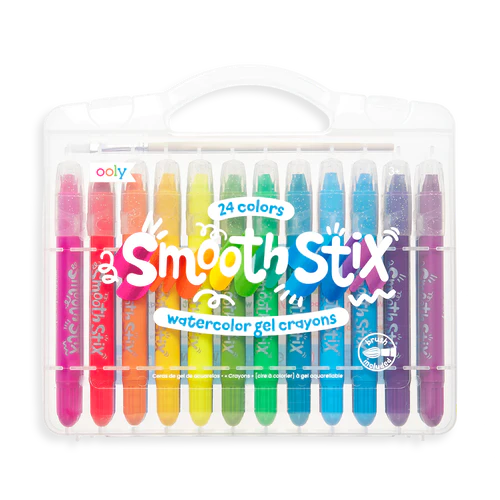 Ooly - Smooth Stix Watercolor Gel Crayons 24 piece set