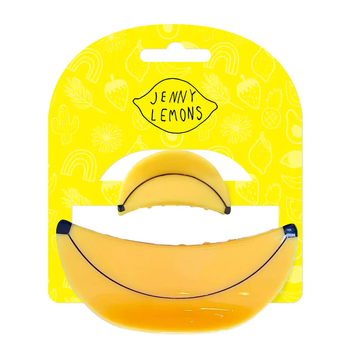 Jenny Lemons – Mini + Me Banana Hair Claw Clip Set