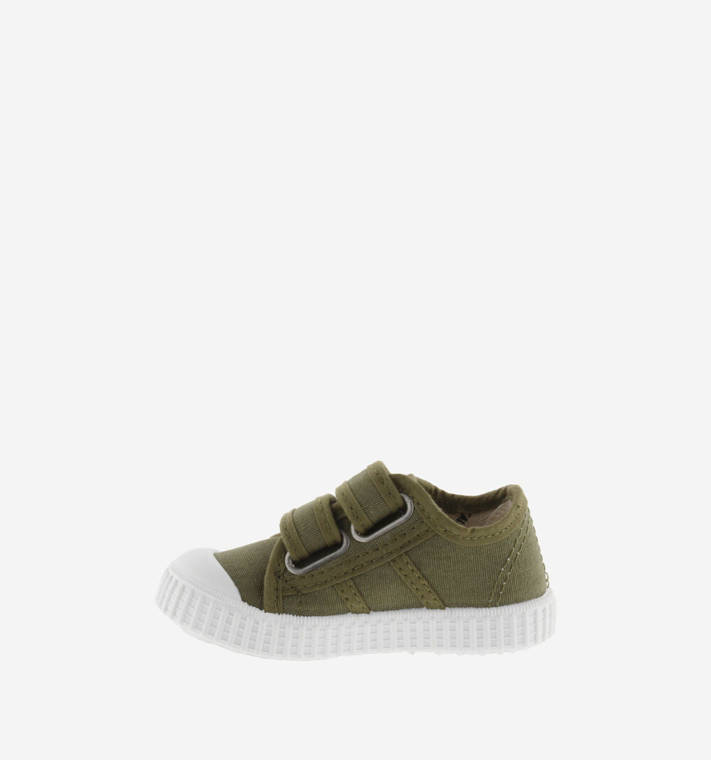 Victoria – 1915 Straps Canvas Sneakers in Kaki