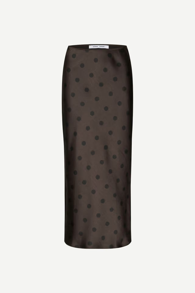 Samsoe Samsoe – Saagneta Long Skirt in Mulch Dot